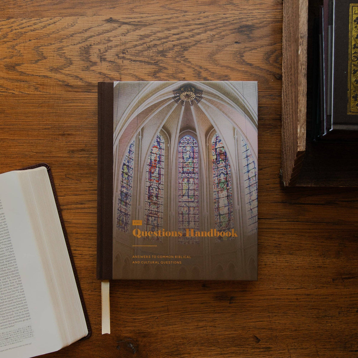 The Questions Handbook by The Daily Grace Co., a Christian apologetics book answering over 130 questions about the Bible, faith, and Christianity.
