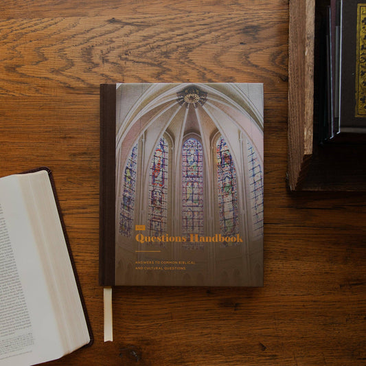 The Questions Handbook by The Daily Grace Co., a Christian apologetics book answering over 130 questions about the Bible, faith, and Christianity.