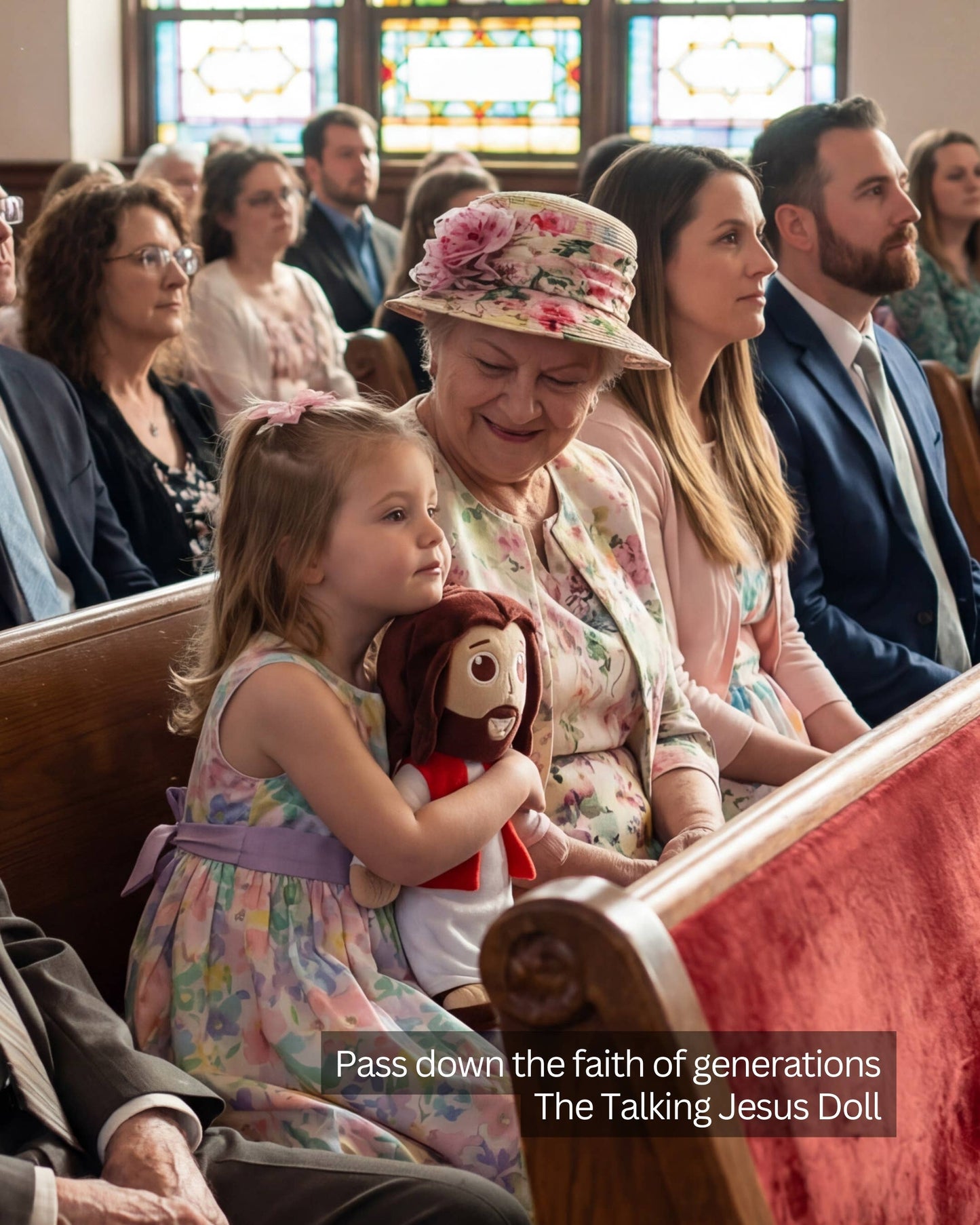 Talking Jesus Doll – 12" Plush with Bible Verses & Prayers