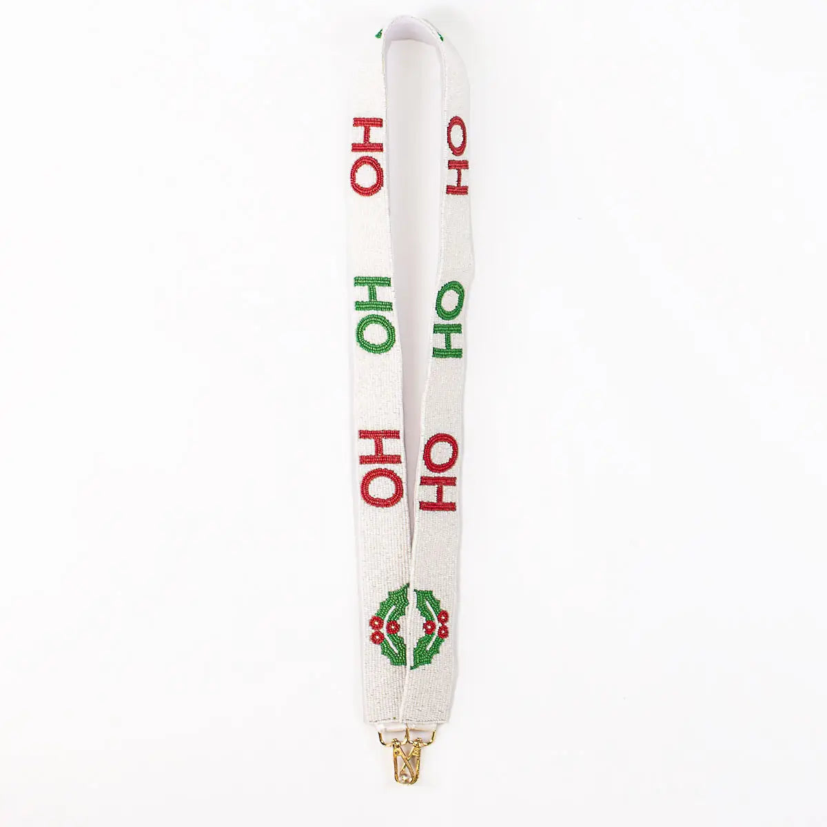 HO HO HO Beaded Strap
