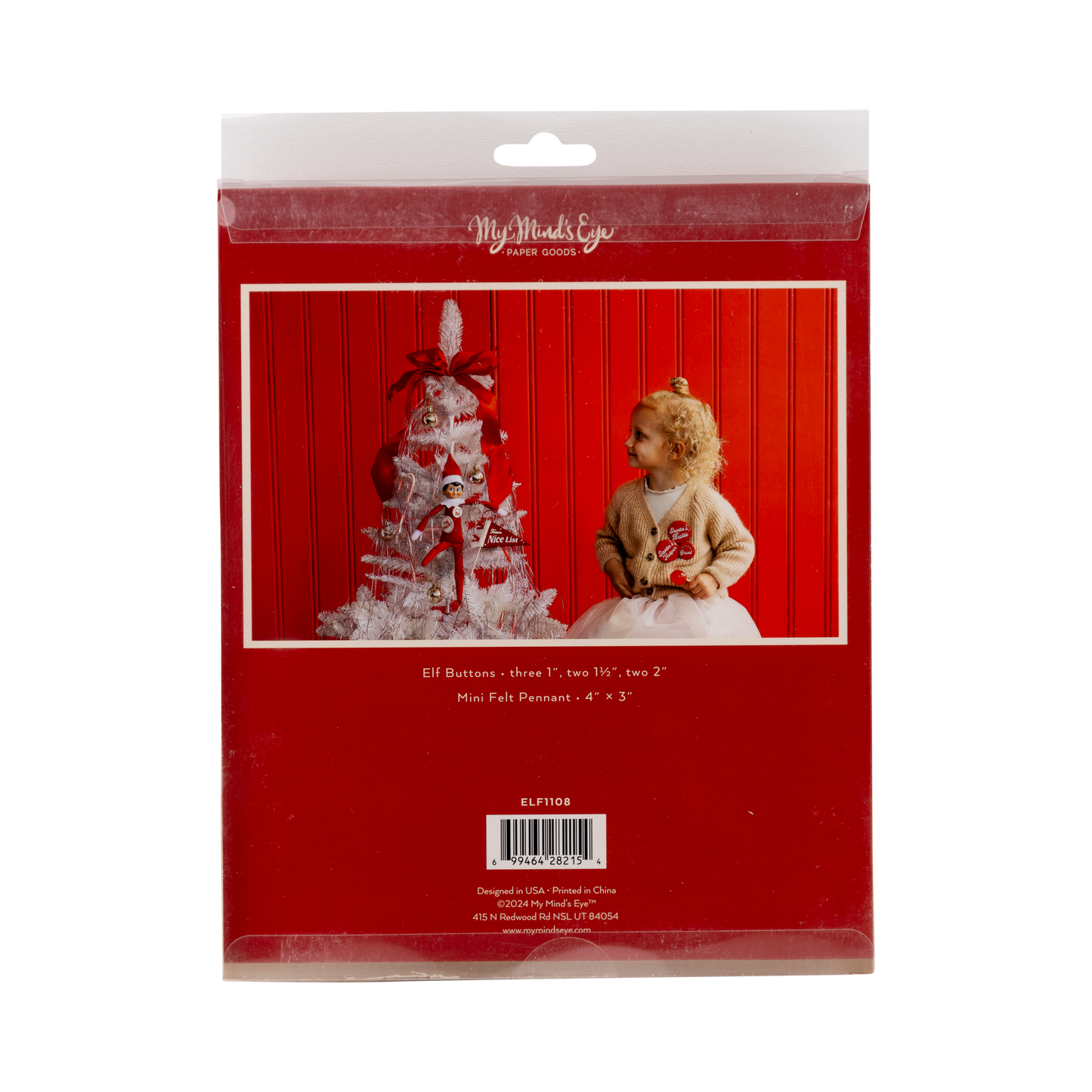 Elf Pennant and Buttons Set