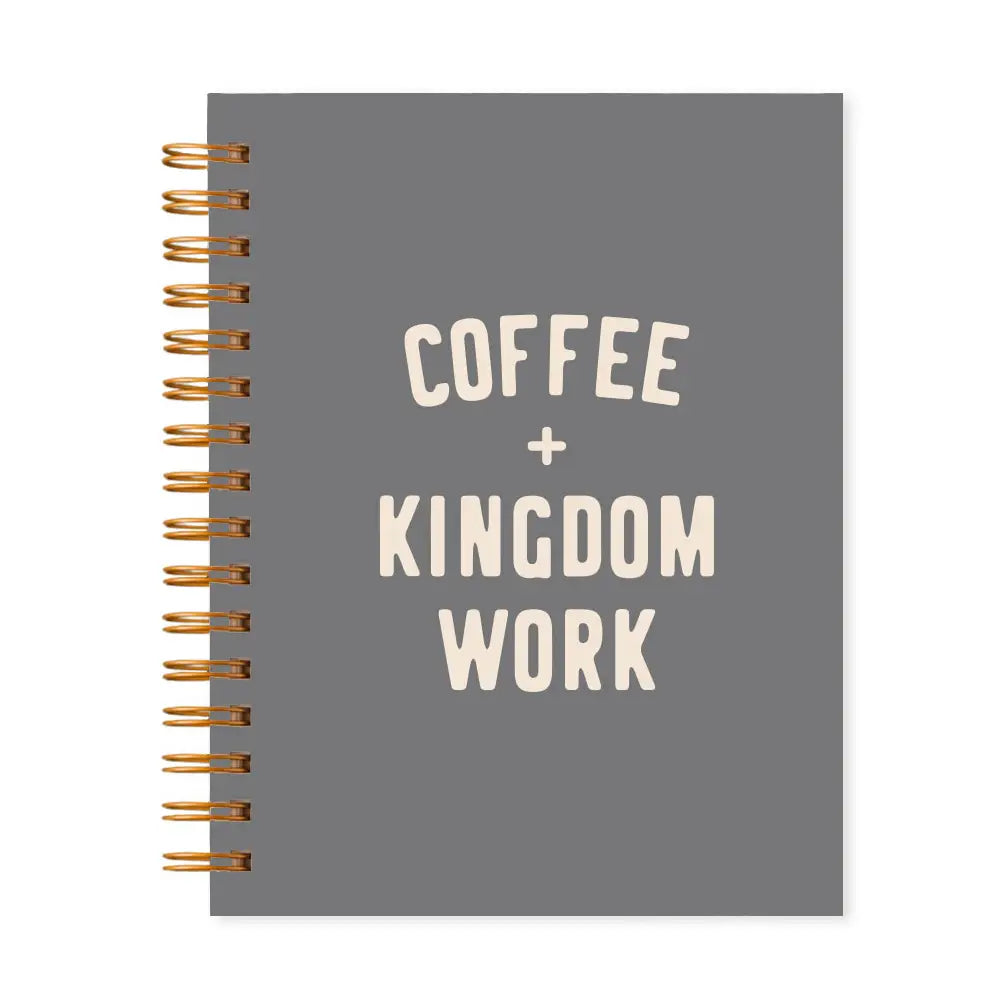 Coffee + Kingdom Work™ Hardcover Journal