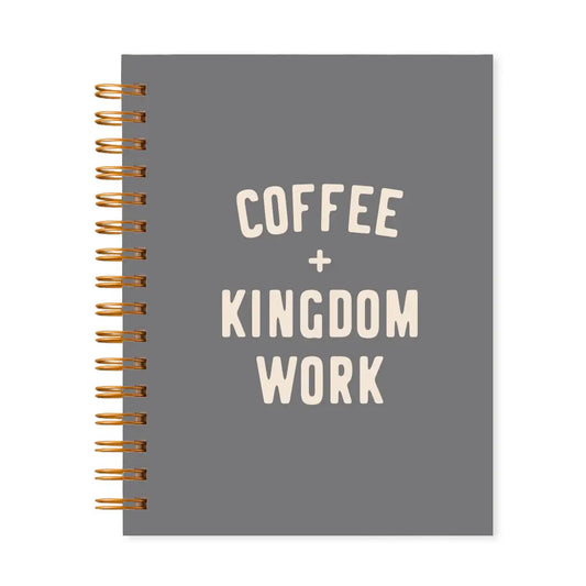 Coffee + Kingdom Work™ Hardcover Journal