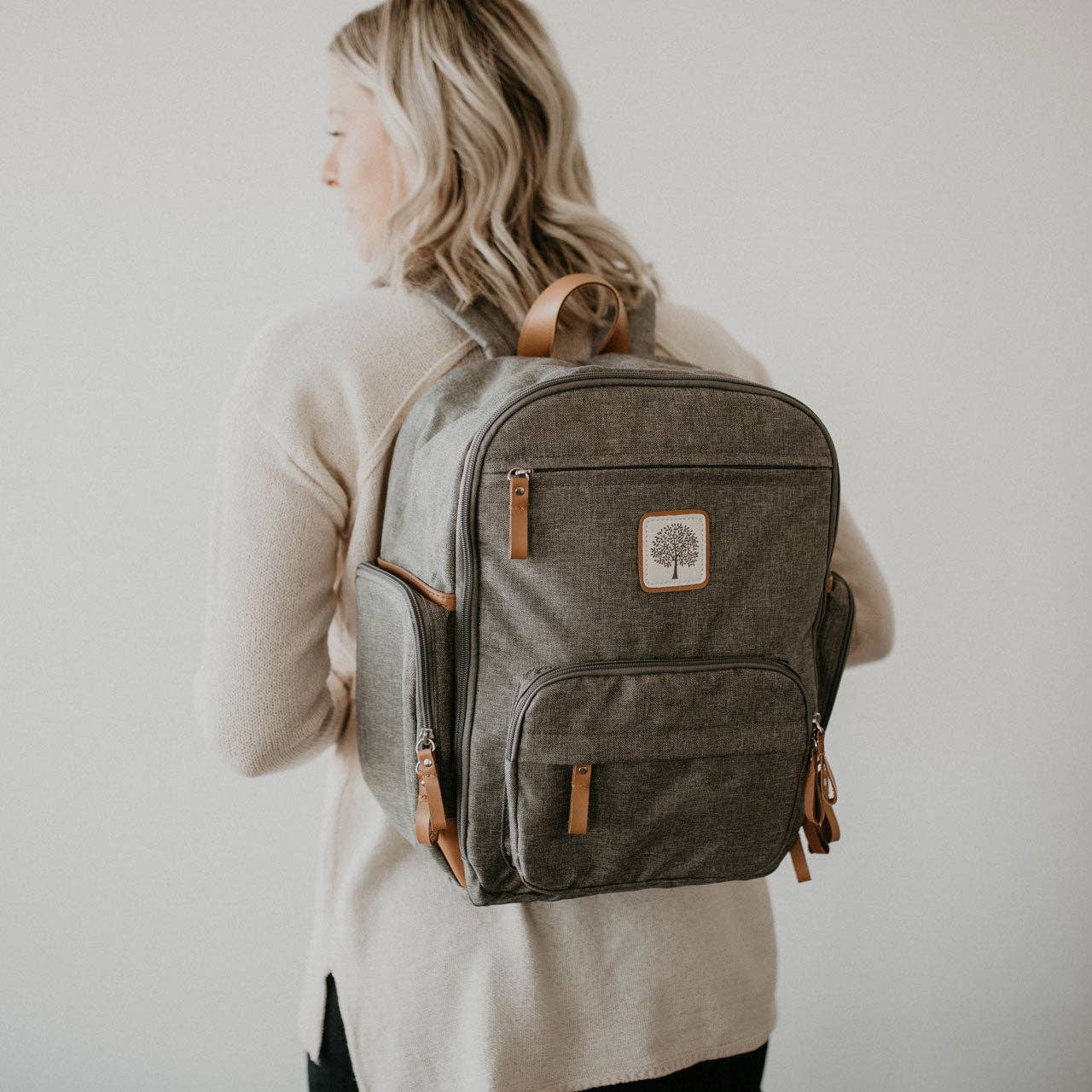 Birch Bag Mini - Diaper Backpack in Gray
