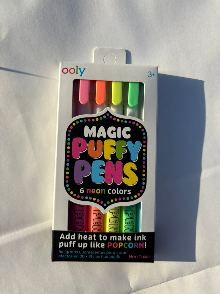 Magic Neon Puffy Pens