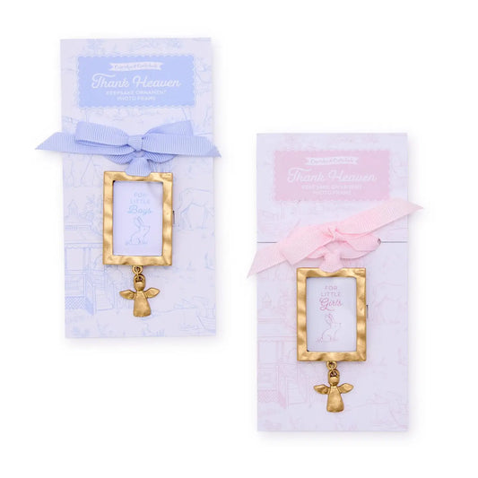 Thank Heaven Baby Keepsake Ornament Photo Frame