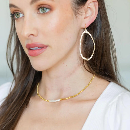 The Ellis Pearl Beaded Necklace
