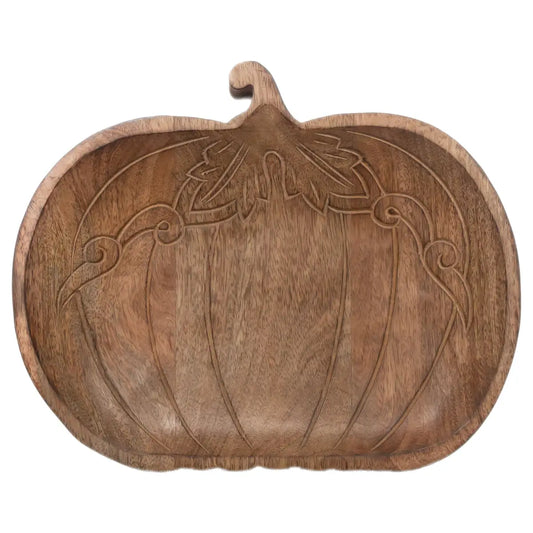 Engraved Pumpkin Tray