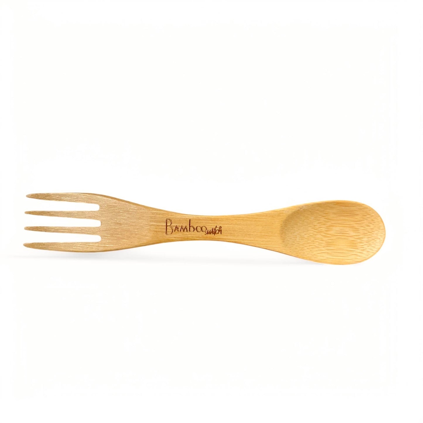Large Bamboo Spork Utensil