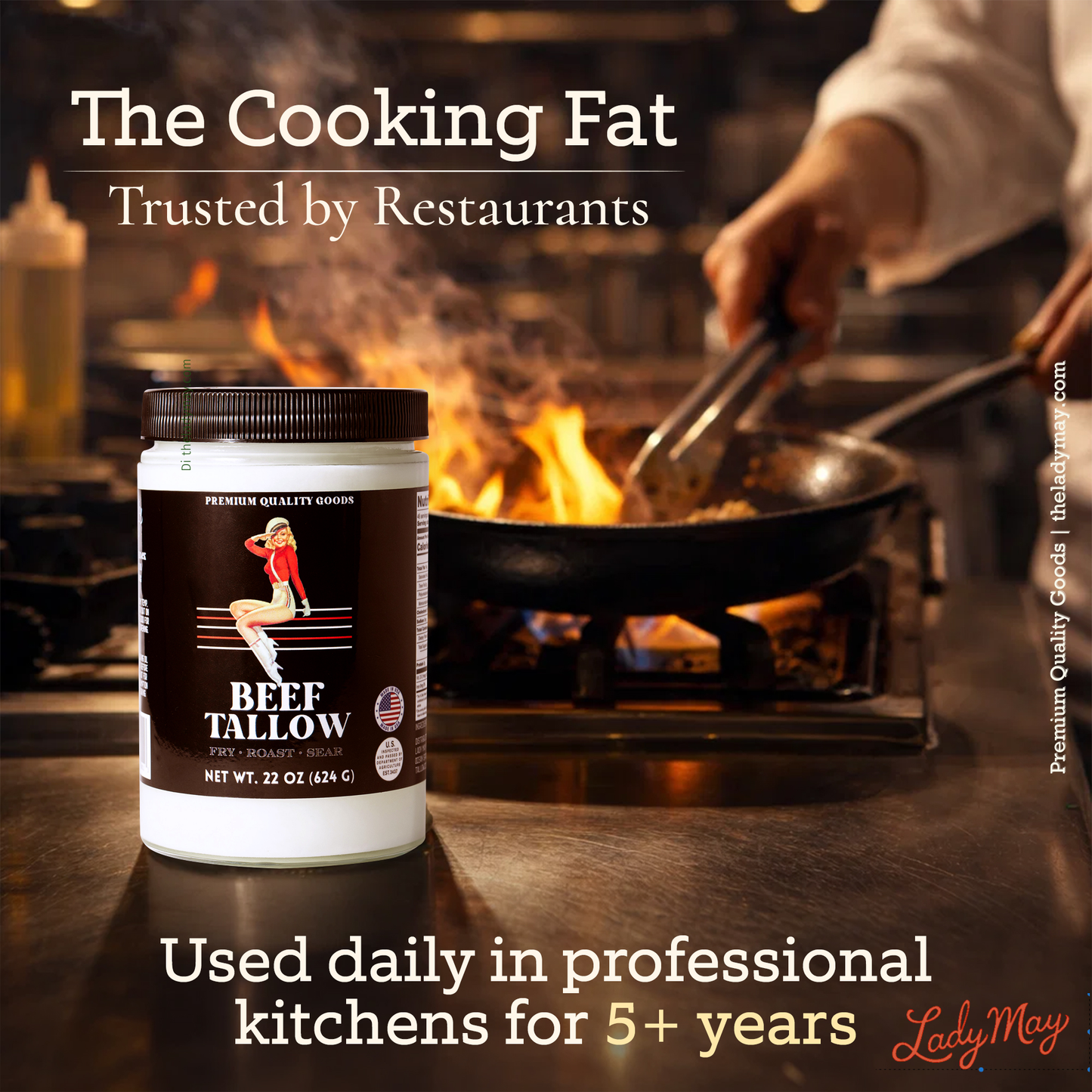 22oz Premium Grass-Fed Beef Tallow