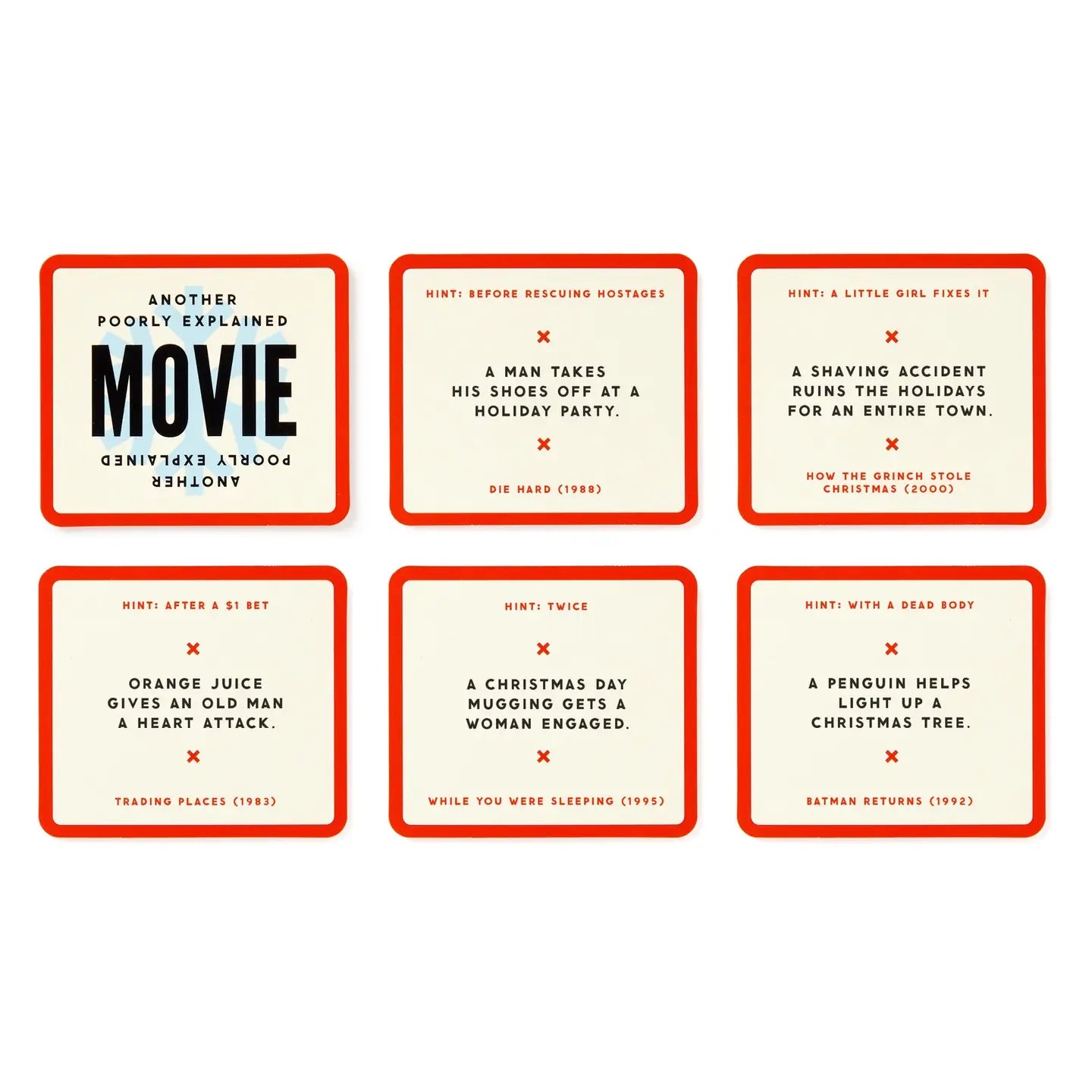 Brass Monkey Mini Poorly Explained Movies - Holiday Edition