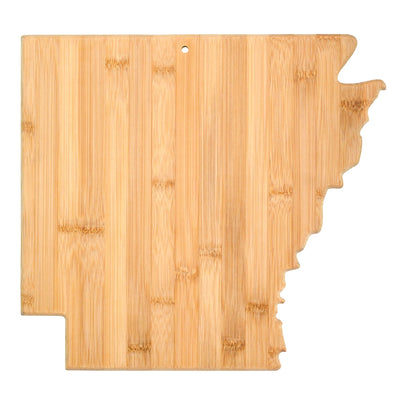 Arkansas State-Shaped Bamboo Serving & Cutting Board