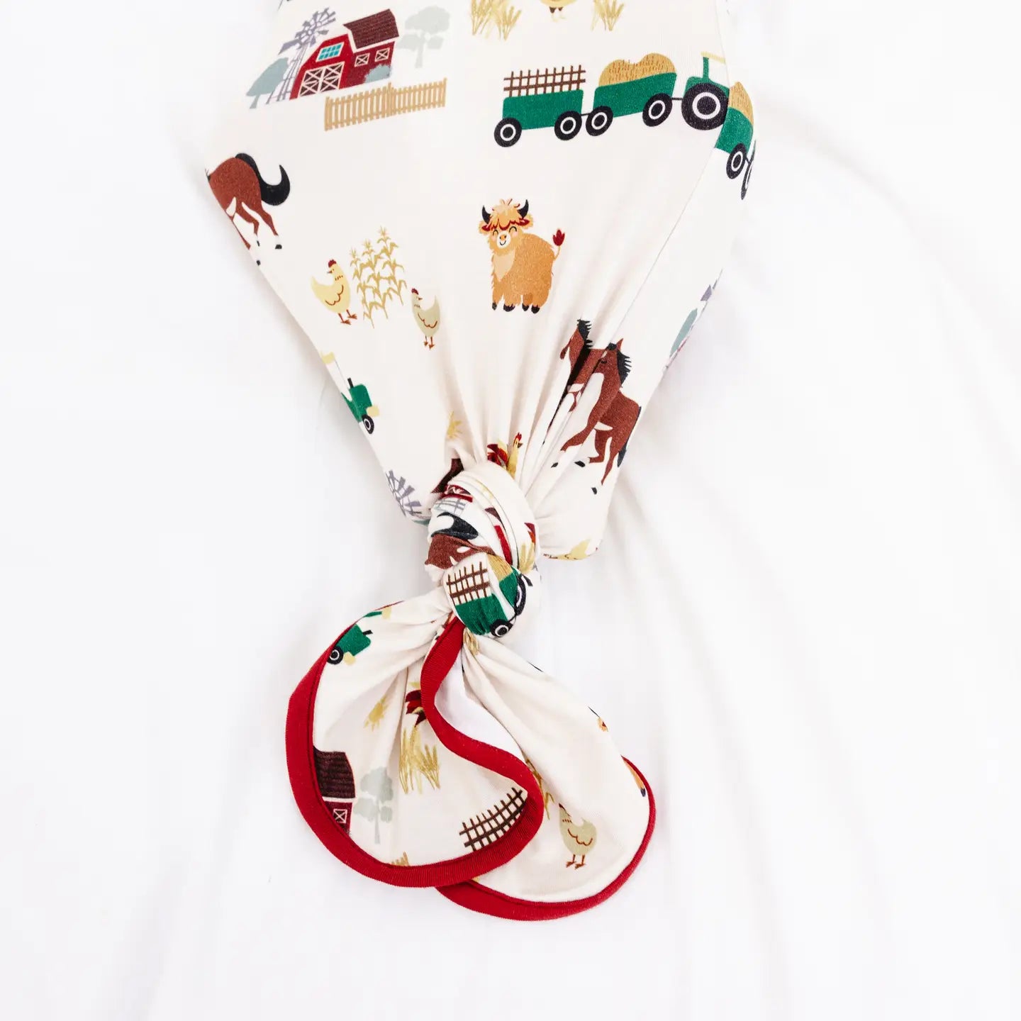 On the Farm Bamboo Gown and Hat Newborn Baby Gift Set