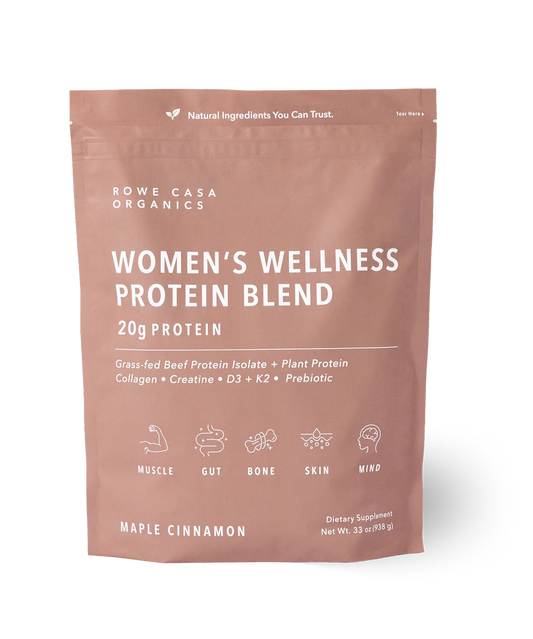 Rowe Casa Organics Women's Wellness Protein Blend Maple Cinnamon 33 oz