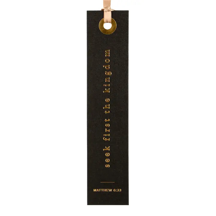 Church Notes Co. Scripture Bookmark | Gold Foil Bible Bookmark