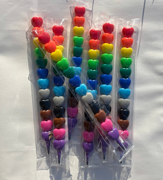 Heart Stacking Markers