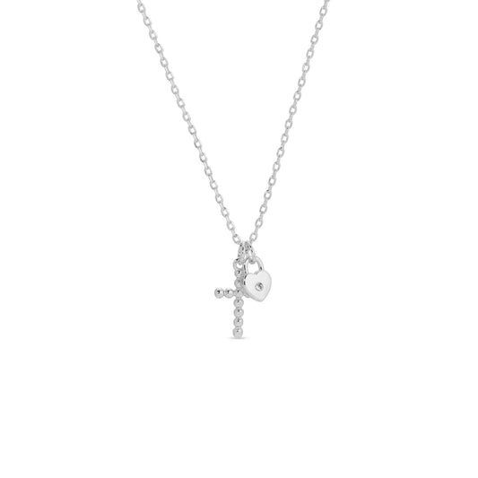 The Grace Cross & Heart Necklace