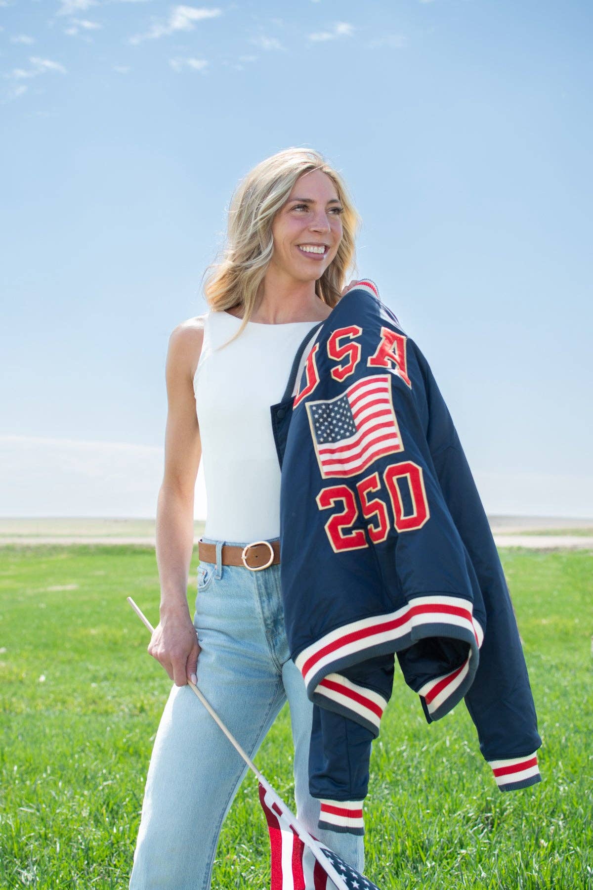 USA 250 Varsity Style Jacket