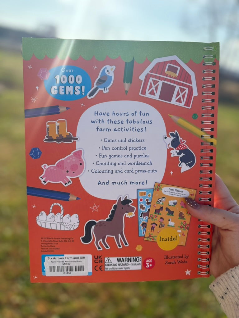 Farm Friends Art Activity Book