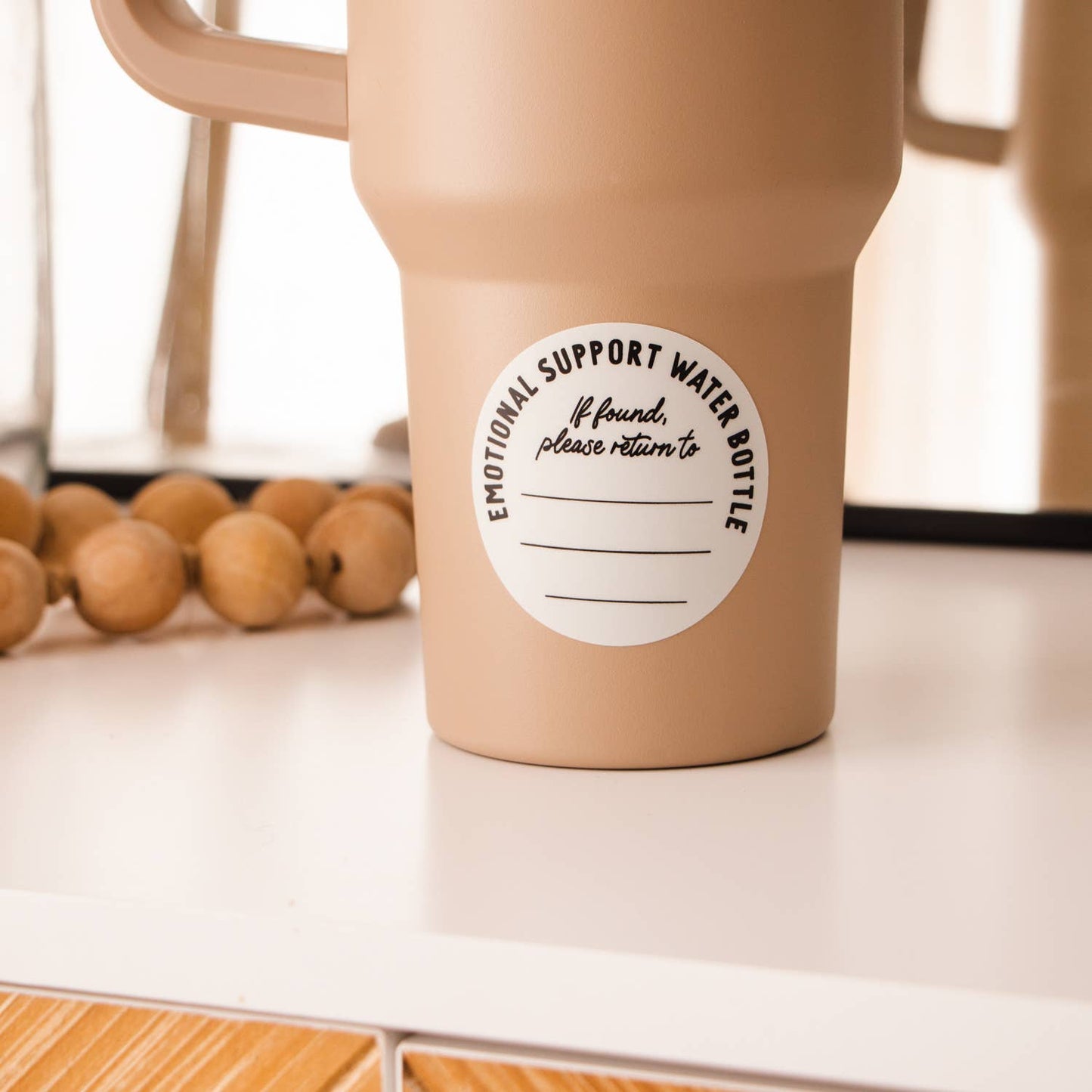 Emotional Support Water Bottle If Found Stickers - Set of 3