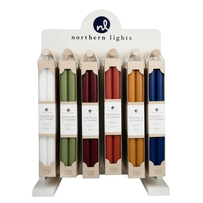 2 Pack 12" Taper DRIPLESS Candles