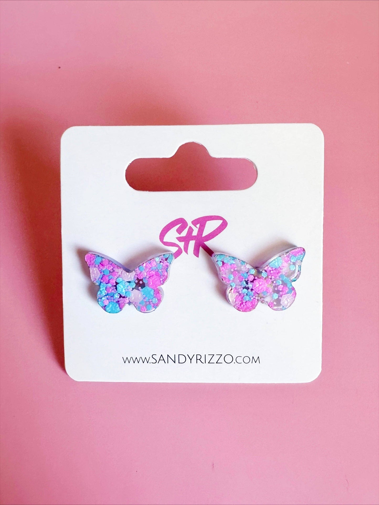 Poolside Butterfly Stud