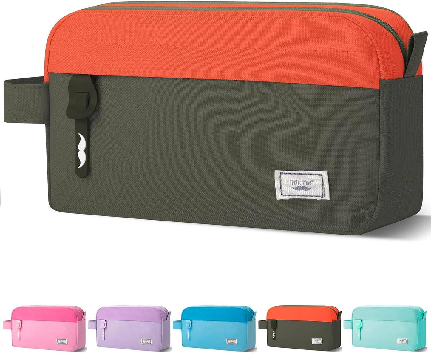 Olive Green Large Pencil Pouch