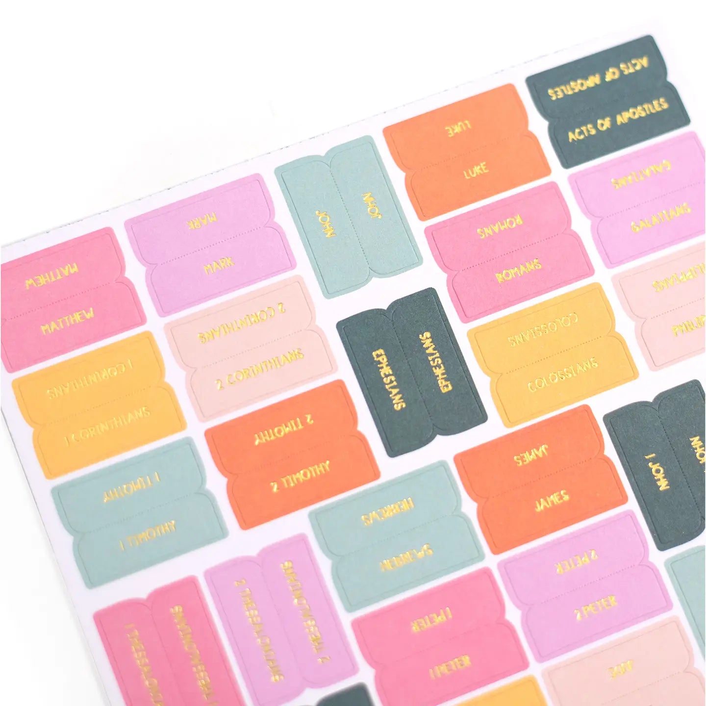 Bible Tabs Sheet