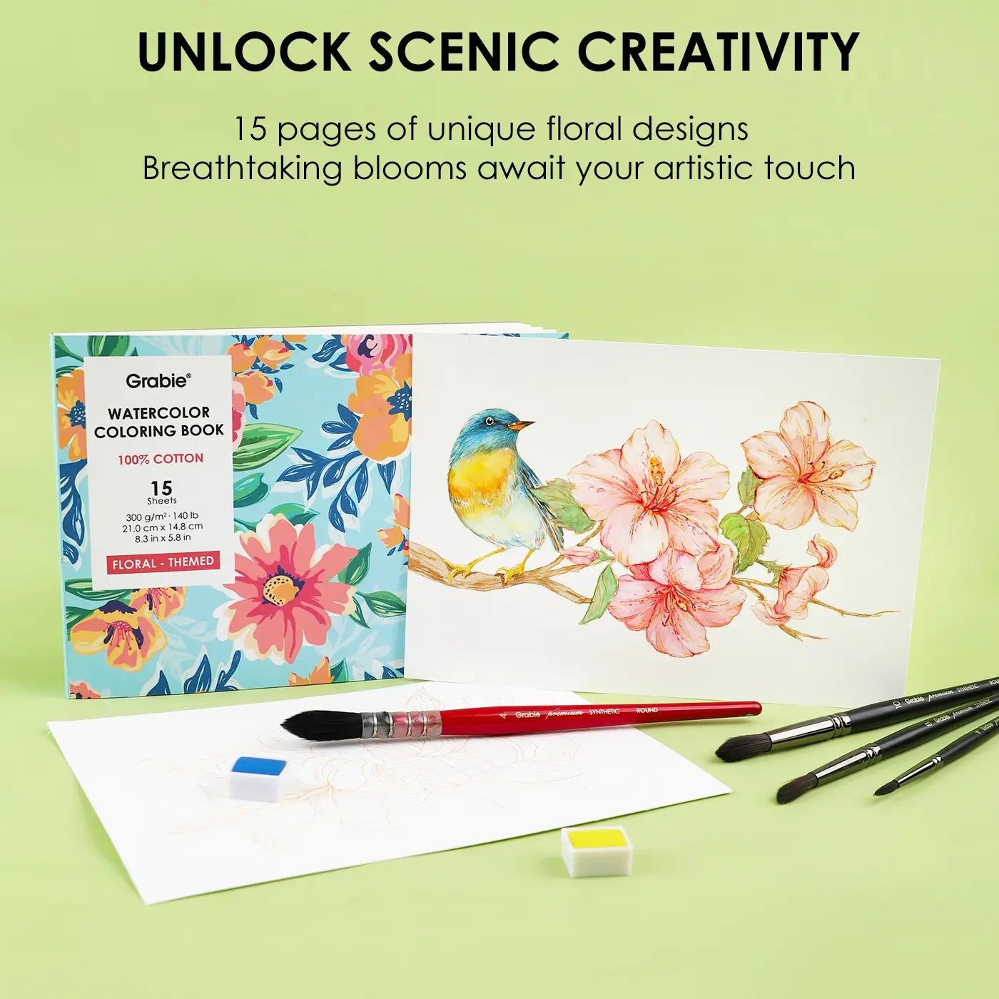Floral Watercolor Club Box