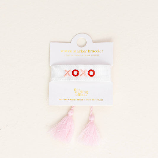Woven Word Bracelet - XOXO