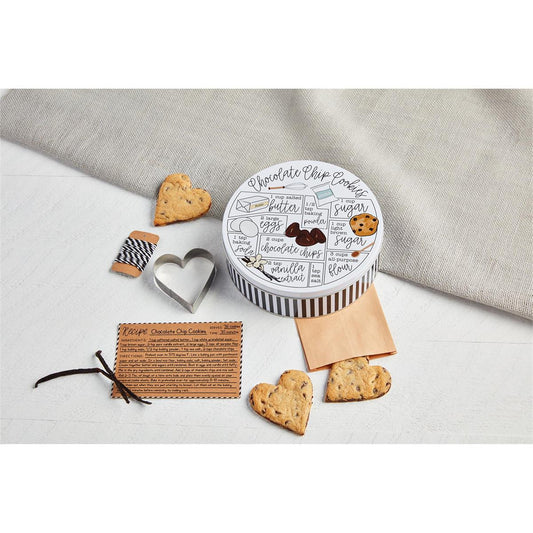 Chocolate Chip Cookie Recipe Tin Set