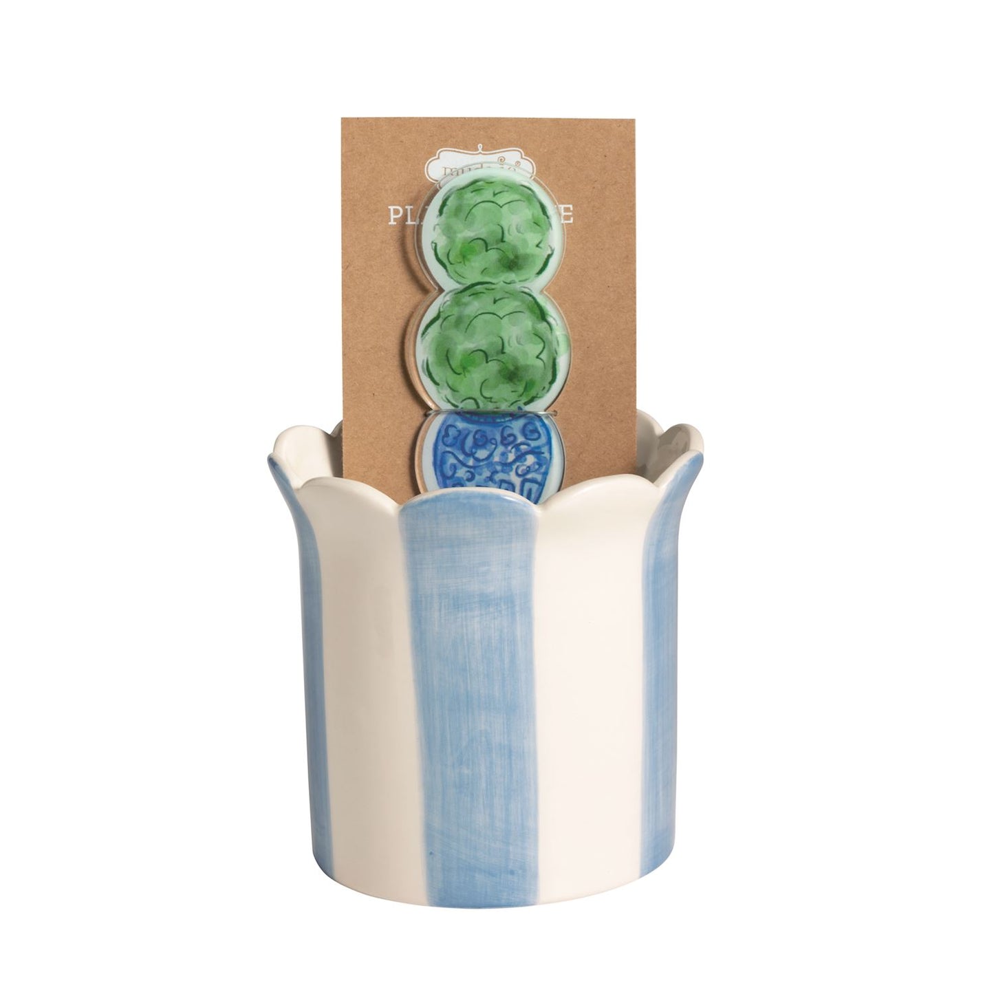 Bloom Scallop Planter Set