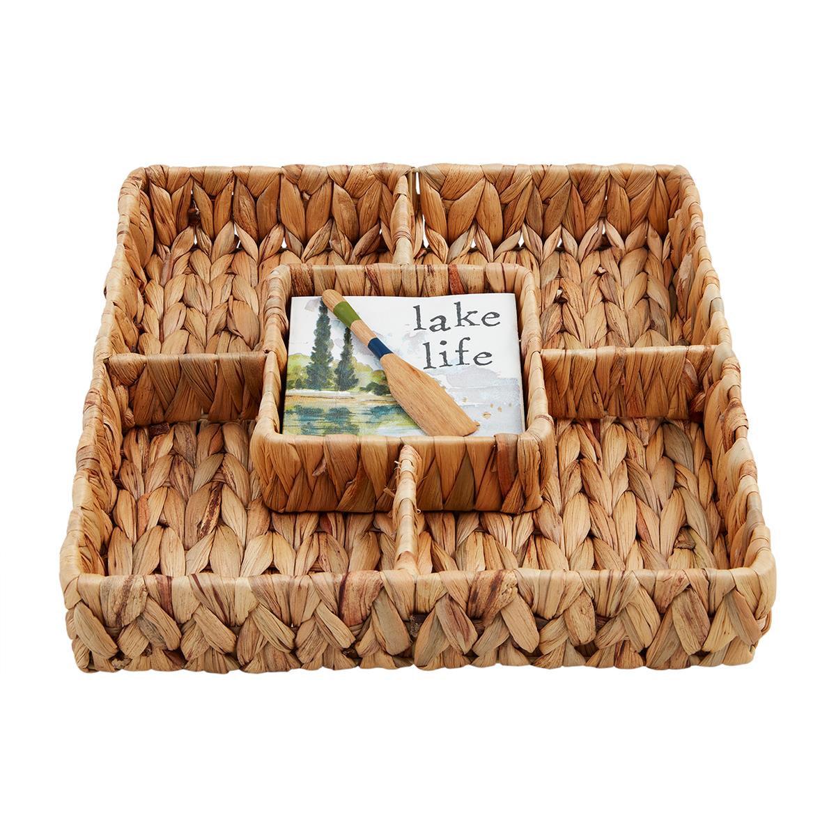 Woven Lake Server Napkin Set