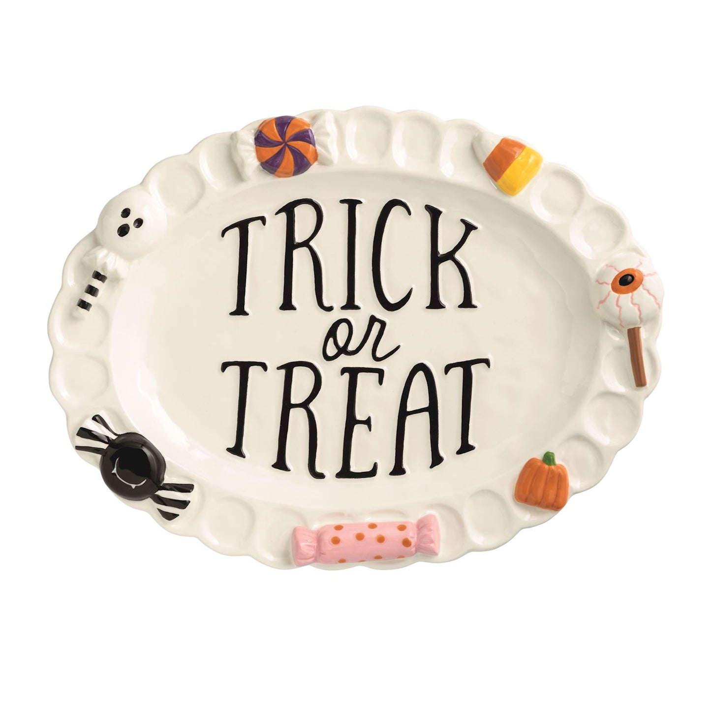 Trick or Treat Halloween Serving Platter