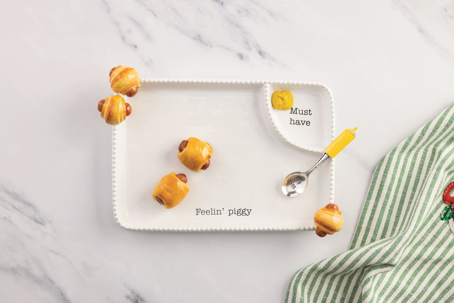Pigs in a Blanket Serving Platter Set
