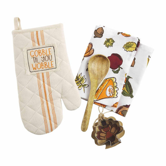 Thanksgiving Oven Mitt & Towel Set
