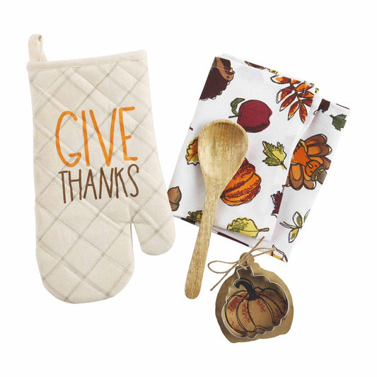 Thanksgiving Oven Mitt & Towel Set