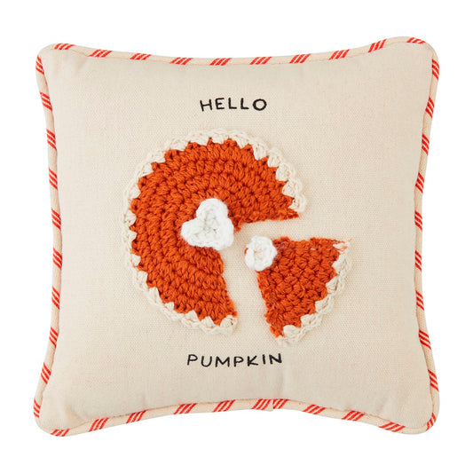 Fall Mini Crochet Pillow