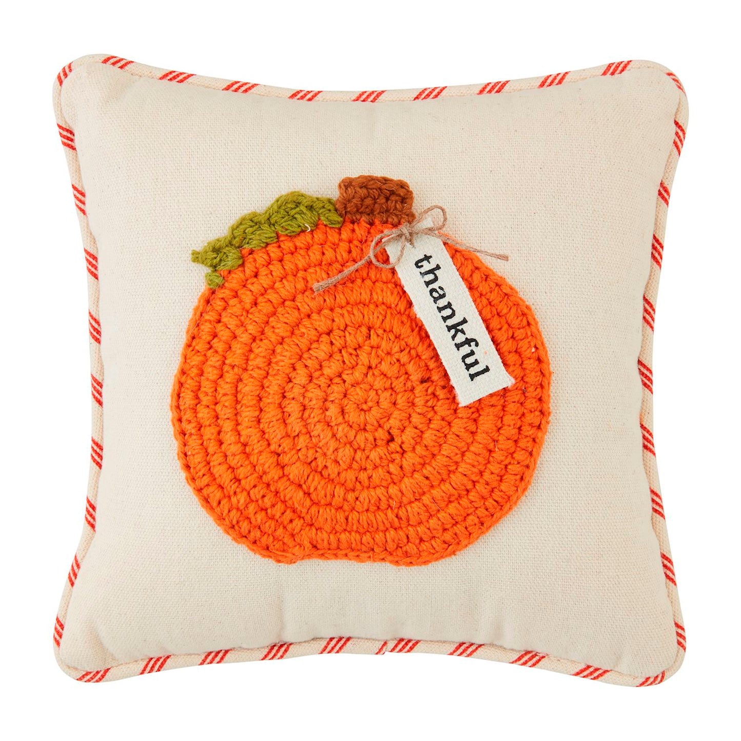 Fall Mini Crochet Pillow