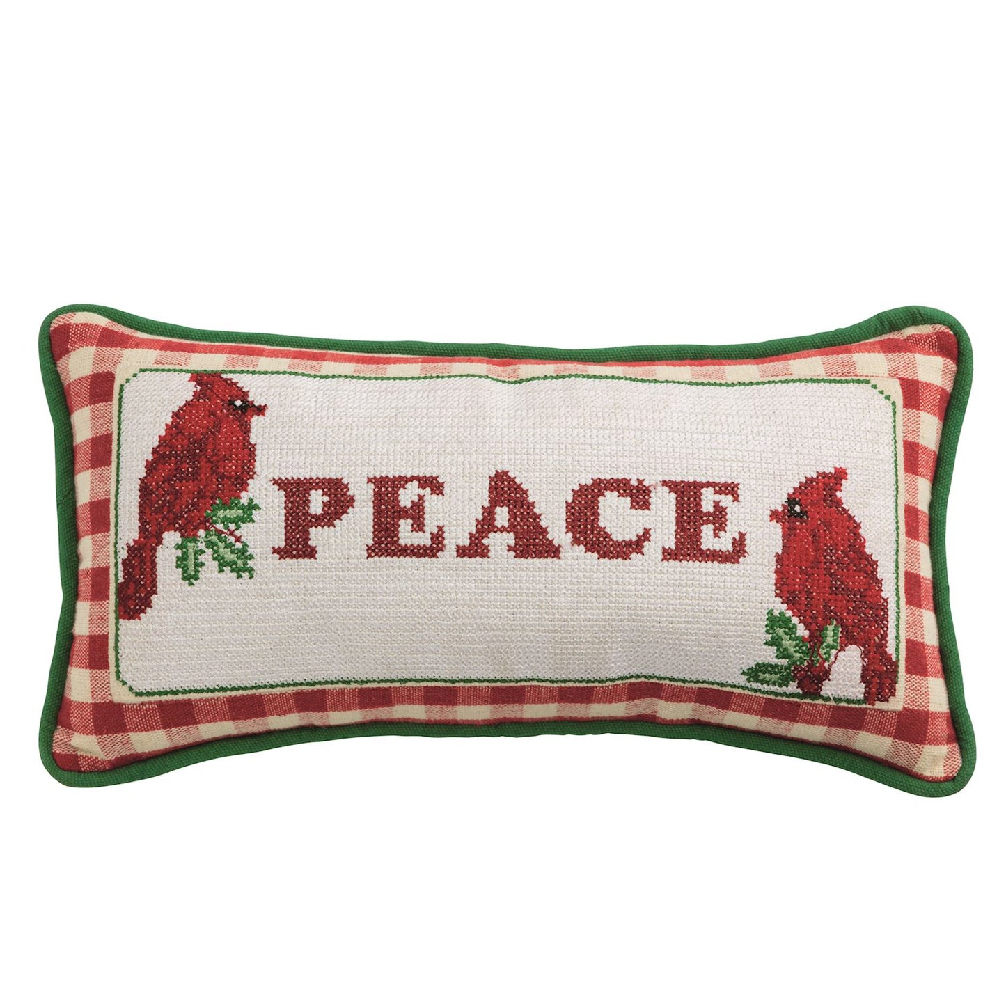 Cardinal Needlepoint Pillow