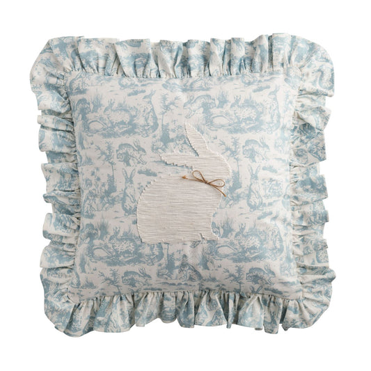 Heirloom Bunny Ruffle Pillow