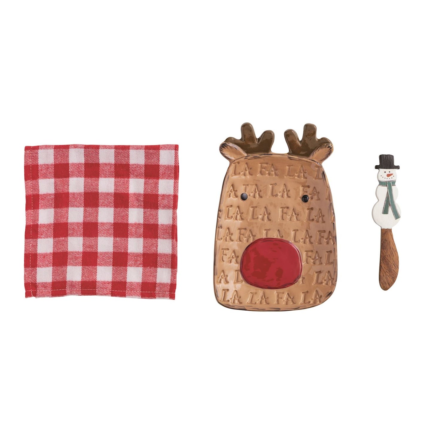 Christmas Tray & Towel Set