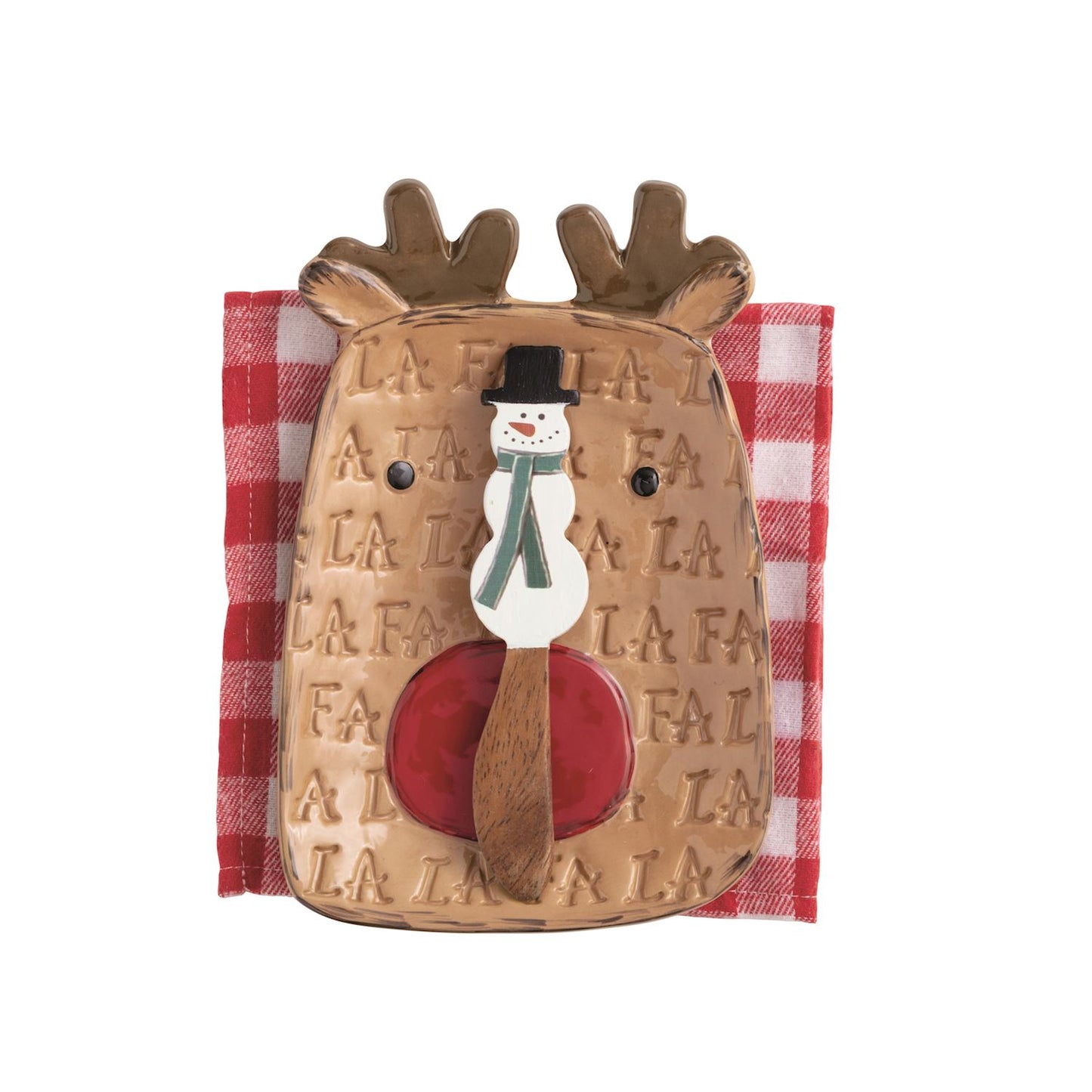 Christmas Tray & Towel Set