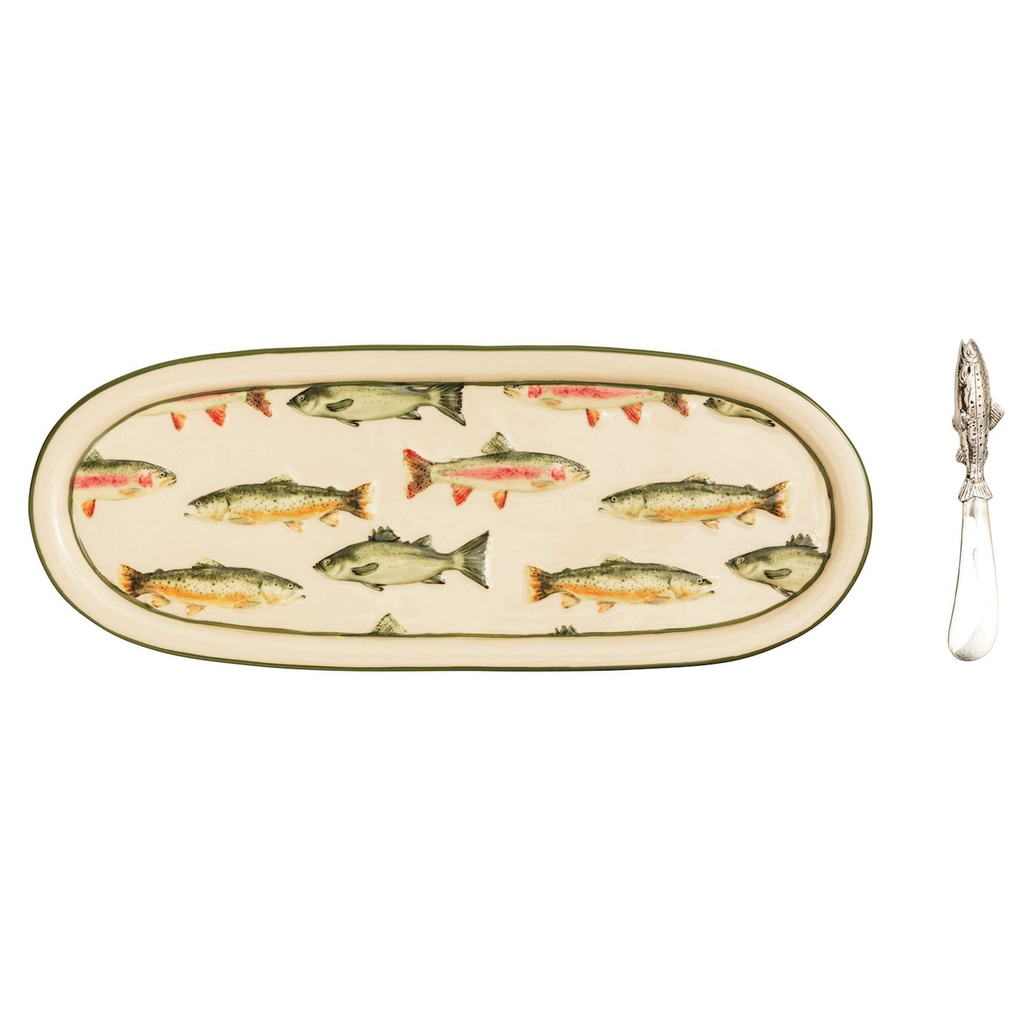 Lakeside Trout Tray & Spreader Set
