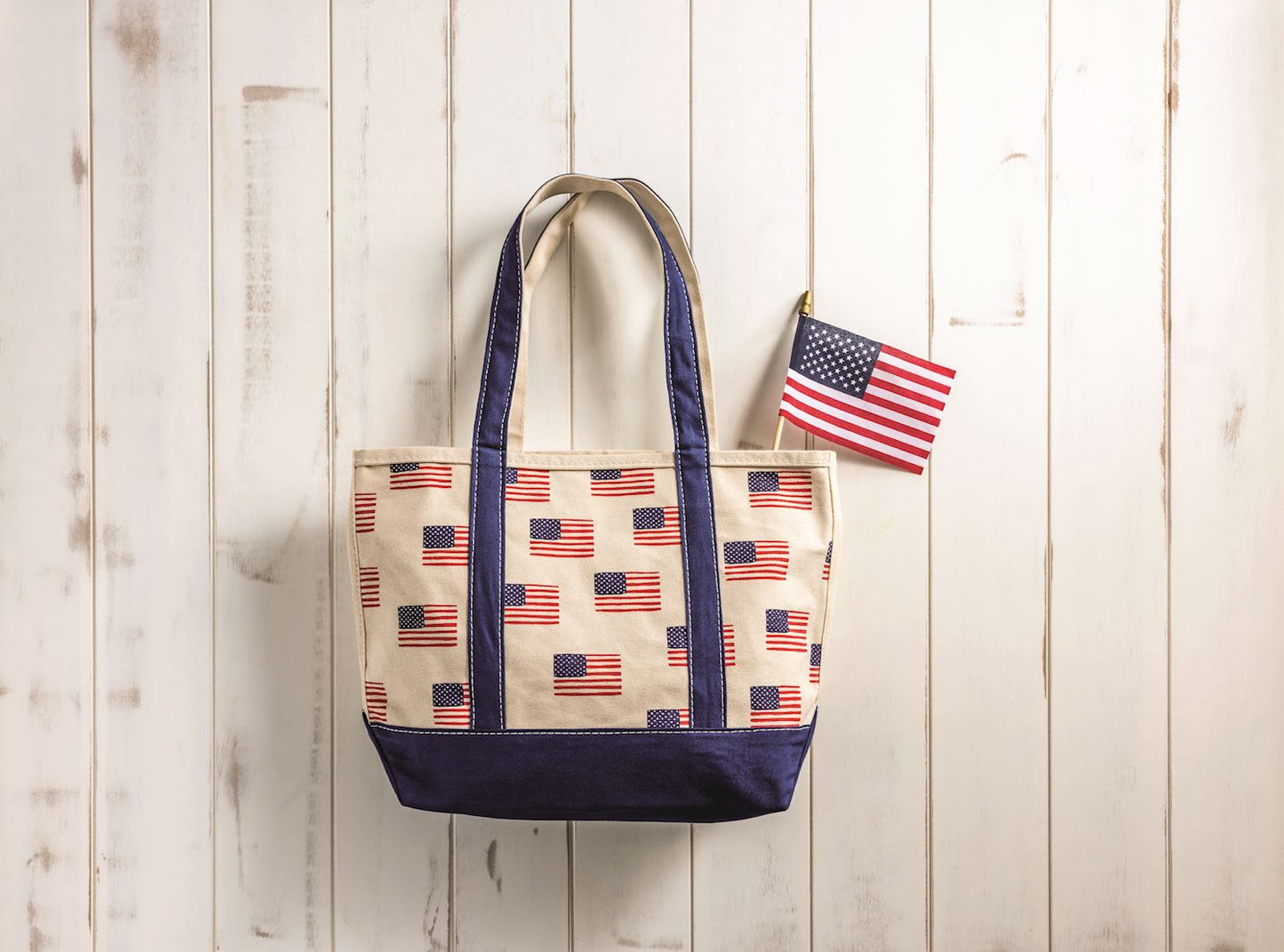 Stars & Stripes Canvas Tote