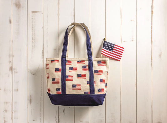 Stars & Stripes Canvas Tote