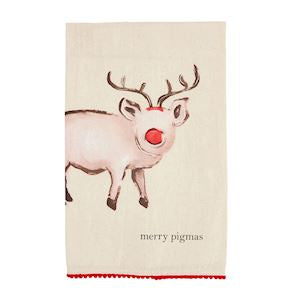 Christmas Flour Sack Tea Towel