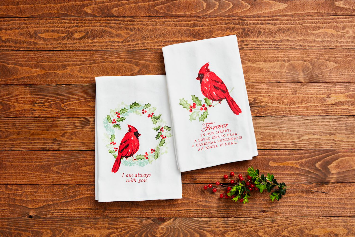Cotton Cardinal Tea Towel