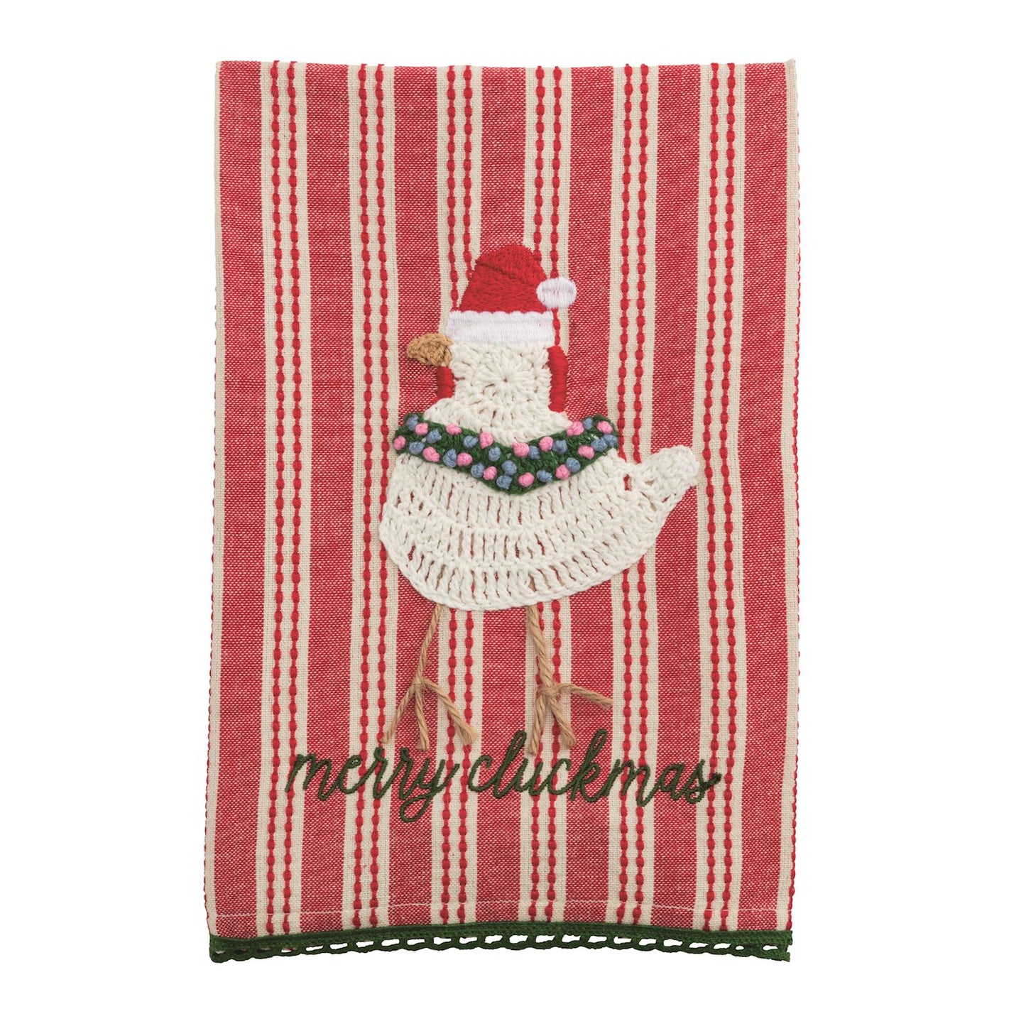 Farm Christmas Tea Towel
