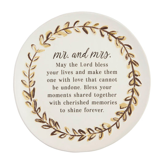 Mr. and Mrs. Blessing Plate